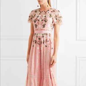 Needle & Thread Blush Embellished Tulle Gown